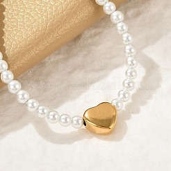 Plastic Imitation Pearl Beads Bracelets for Women&nbsp;BJEW-M056-10G-05