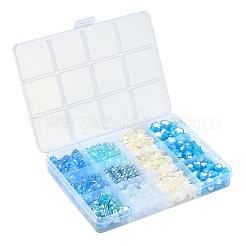 430Pcs 12 Styles Spray Paint ABS Plastic Imitation Pearl Beads&nbsp;MACR-CJ0001-62