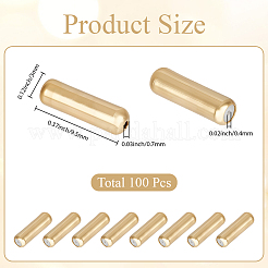 100Pcs Brass Stick Pin End Caps&nbsp;FIND-SC0021-13G