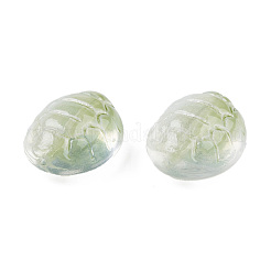 Transparent Spray Painted Glass Beads&nbsp;GLAA-N035-022-C07