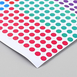 Flat Round Self-adhesive Stickers&nbsp;STIC-WH20002-36A-37