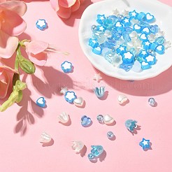 430Pcs 12 Styles Spray Paint ABS Plastic Imitation Pearl Beads&nbsp;MACR-CJ0001-62