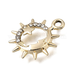 UV Plating Alloy Crystal Rhinestone Pendants&nbsp;RB-CBAD37D-11G