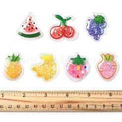 28Pcs 7 Styles Transparent PVC Plastic Cabochons&nbsp;PVC-FS0001-04