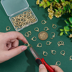 60Pcs Brass Leverback Earring Findings&nbsp;KK-PH0014-02