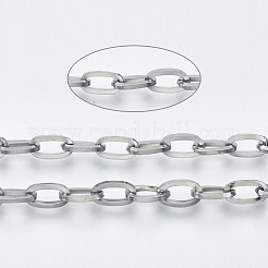 Tarnish Resistant 304 Stainless Steel Chains&nbsp;CHS-S001-03B-P