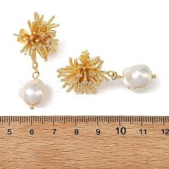 Brass Micro Pave Cubic Zirconia Stud Earrings&nbsp;EJEW-JE07436