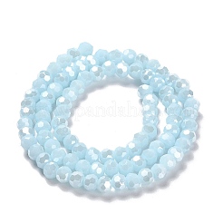 Electroplate Opaque Glass Beads Strands&nbsp;EGLA-A035-P4mm-A10