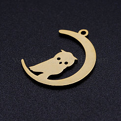 201 Stainless Steel Pendants&nbsp;STAS-Q201-JN291-2