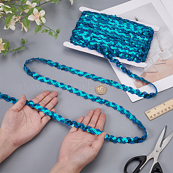 25M Polyester Ribbon with PVC Paillette&nbsp;OCOR-WR0001-73A