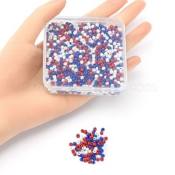 55.5G 3 Colors 8/0 Glass Seed Beads&nbsp;SEED-YW0002-26
