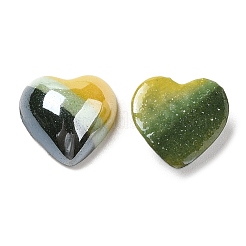 Two Tone Glass Cabochons&nbsp;GLAA-B012-40