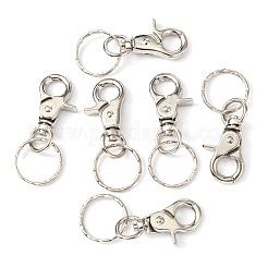 Iron Swivel Clasps with Key Rings&nbsp;HJEW-H017-P