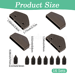 16 Bags Alloy Zipper Tail Clips&nbsp;FIND-CL0001-98