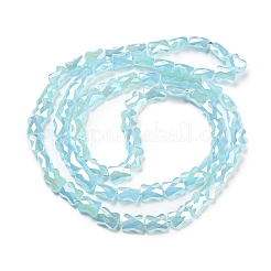 AB Color Plate Glass Beads Strands&nbsp;EGLA-P051-06B-C02
