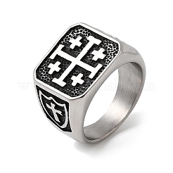 304 Stainless Steel Finger Rings for Men&nbsp;LS-RJEW-D339-01A-AS