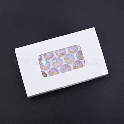 Electroplate Faceted Glass Pendants&nbsp;EGLA-N006-051