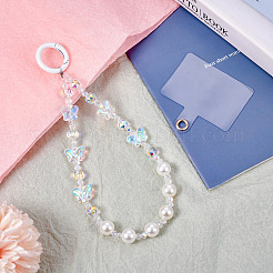 Resin Beads Mobile Straps&nbsp;AJEW-TAC0006-10D