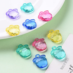 Transparent Acrylic Pendants&nbsp;TACR-S154-28B