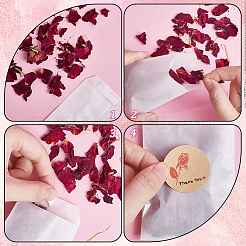 120Pcs Flat Translucent Glassine Waxed Paper Treat Bags Cookie Bags&nbsp;STIC-CP0001-11C