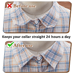 PVC Shirt Collar Shaping Sticker&nbsp;FIND-WH0441-43