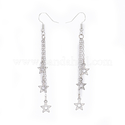 Brass Tassel Dangle Earrings&nbsp;X-EJEW-JE03303