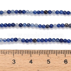 Natural Blue Aventurine Beads Strands&nbsp;G-Z116-A25-2mm