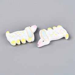 Printed Opaque Resin Beads&nbsp;RESI-N043-04E