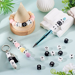 20Pcs Food Grade Eco-Friendly Silicone Beads&nbsp;SIL-TADJ0001-04I