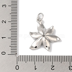 Rack Plating Brass Micro Pave Clear Cubic Zirconia Pendants&nbsp;KK-B092-09P