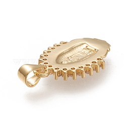 Brass Pendants&nbsp;ZIRC-L099-041G