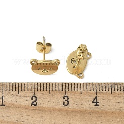 304 Stainless Steel Stud Earrings&nbsp;STAS-E501-22G