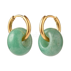 Natural Green Aventurine Chip Beads Jewelry Set&nbsp;SJEW-JS01223-07