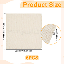 Linen Cross Stitch Fabric&nbsp;LS-DIY-WH0504-692