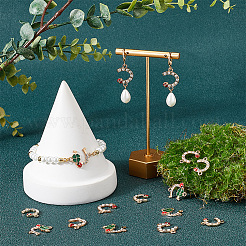 36Pcs 3 Styles Alloy Crystal Rhinestone Ladybug Connector Charms&nbsp;FIND-SC0012-65