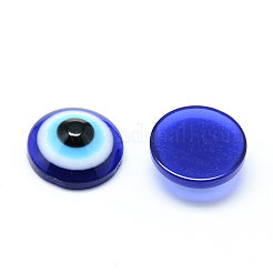 Resin Evil Eye Cabochons&nbsp;CRES-S612-14mm