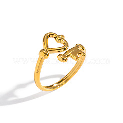 304 Stainless Steel Cuff Open Rings for Women&nbsp;YS0840