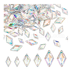 300Pcs 3 Styles Acrylic Sew on Rhinestone&nbsp;MACR-PH0001-76B
