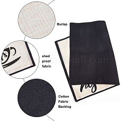 Coffee Theme Diablement Fort Cup Mats&nbsp;AJEW-WH0201-005