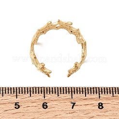 304 Stainless Steel Open Cuff Rings&nbsp;RJEW-K313-18G