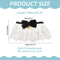 Bowknot Polyester Dog Bibs&nbsp;AJEW-WH0651-22C-01
