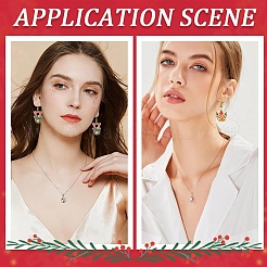 DIY Christmas Reindeer Earring Making Kit&nbsp;DIY-YW0017-80
