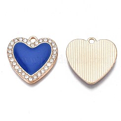 Rack Plating Alloy Enamel Pendants&nbsp;ENAM-S126-141