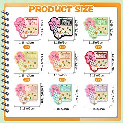 9Pcs 9 Colors Silicone Beads&nbsp;SIL-SZ0003-56