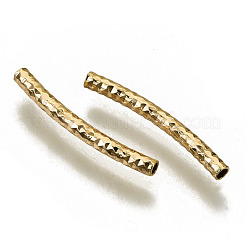 Brass Curved Tube Beads&nbsp;KK-R112-033A-NF