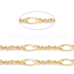 Brass Oval & Knot Link Chains&nbsp;CHC-K013-12G