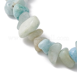 Natural Amazonite & Synthetic Turquoise Beaded Stretch Bracelets for Women&nbsp;BJEW-JB10750-01