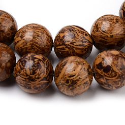 Natural Elephant Skin Jasper/Miriam Stone/Calligraphy Stone Beads Strands&nbsp;G-Q462-54-8mm