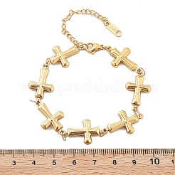 304 Stainless Steel Link Chain Bracelets for Women&nbsp;BJEW-U021-08G-03