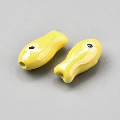 Handmade Porcelain Beads&nbsp;PORC-WH0023-003C